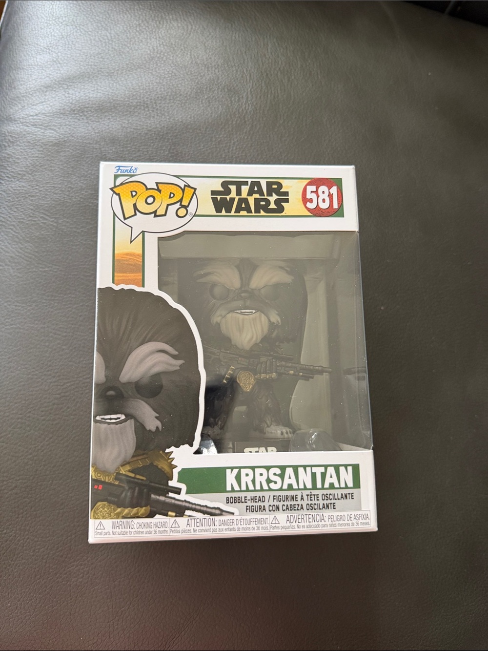Funko Pop! Star Wars Krrsantan Figure - Black, Brown, Gold
